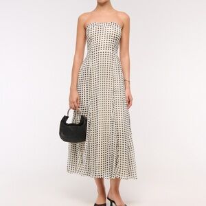 Abercrombie & Fitch Camille Godet Polka Dot Dress